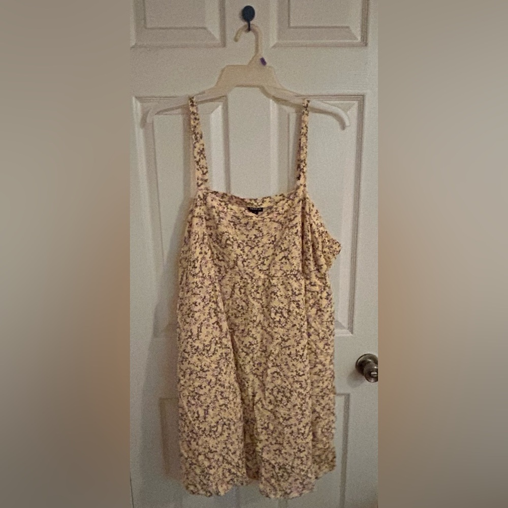 Mini Challis Sleeveless Sundress